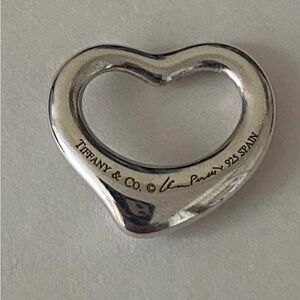 Tiffany & Co. Elsa Peretti Open Heart Pendant ONLY — Sterling Silver